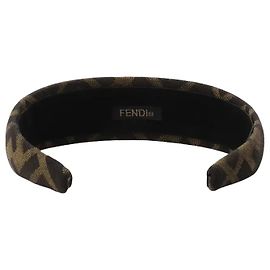 Fendi Headband Zucca Coated Canvas 38 cm Brown