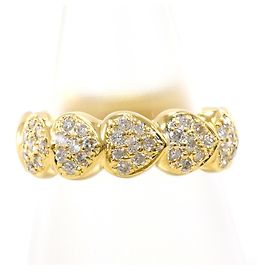 Autre Marque 18K Gelbgold-Ring mit Diamant Golden