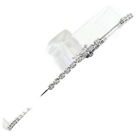 Autre Marque PT850 Platinum Charm Bracelet with Diamond Other
