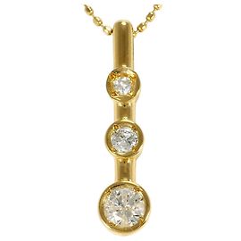 Autre Marque Collier en or jaune 18K avec diamant Doré