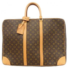 Bolsa Boston Louis Vuitton Monogram Sirius 50 Marrom
