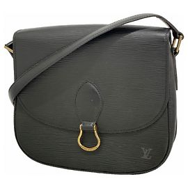 Sac à l'épaule Louis Vuitton Epi Saint Cloud M52192 Noir Noir