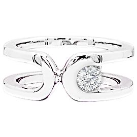 Dinh Van "Maillon" ring white gold, diamond Other