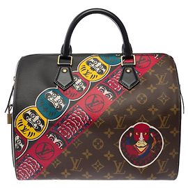 Bolsa LOUIS VUITTON Speedy em Toile Marrom - 103763 Marrom