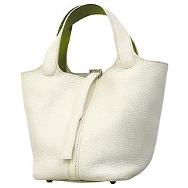 Hermès Hermes Picotin PM Eclat Handtasche Weiß Andere