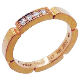 Anello Maillon Panthère di Cartier in oro rosa 18K Altro
