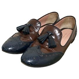 Autre Marque Mocassin Henderson Tassel Bicolor Wingtip Marron Autre