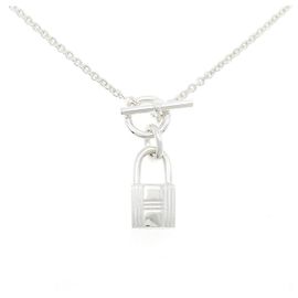 Hermès Colar Hermes Amulette Cadena 925 Silver Prata