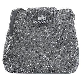 Autre Marque Borsa a tracolla ANTEPRIMA in PVC con dettagli in filo Argento Altro