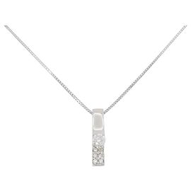 Autre Marque Collana di Diamanti PT900 PT850 Argento