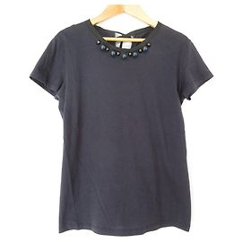 Top a maniche corte Louis Vuitton Ball Ribbon Blu Blu navy
