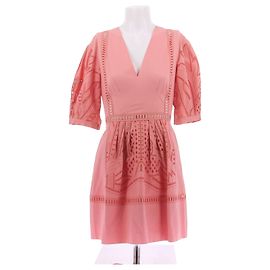 Robe en coton rose Alberta Ferretti Rose