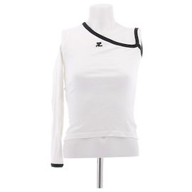 Courreges Top blanc asymétrique Blanc