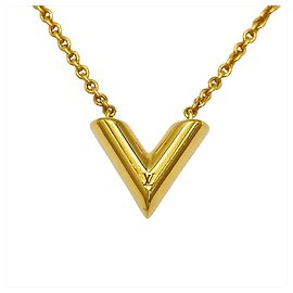 Collana Essential V Louis Vuitton D'oro