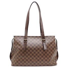 Borsa Tote da donna Louis Vuitton Chelsea N51119 Marrone