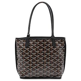 Goyard Black Mini Goyardine Reversible Anjou Black