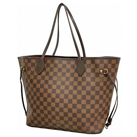 Sac cabas Louis Vuitton Monogram Neverfull MM Damier ebène