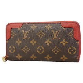 Cartera Louis Vuitton Monogram Zippy Retiro Fucsia