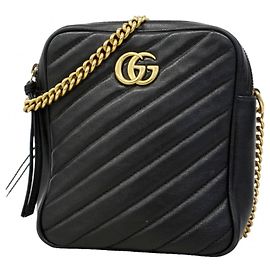 Borsa a Spalla Gucci GG Marmont Nero