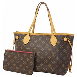 Sac cabas Louis Vuitton Monogram Neverfull PM Marron