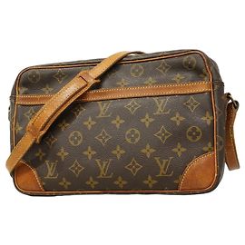 Borsa a Spalla Louis Vuitton Monogram Trocadero 30 Marrone