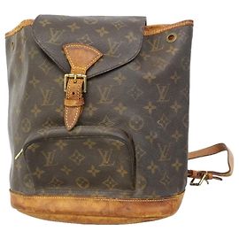 Louis Vuitton Monogram Montsouris MM Rucksack Braun