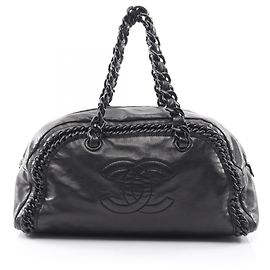 Borsa a Spalla con Catena Chanel Luxury Line Nero
