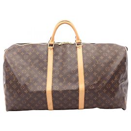 Borsa Boston Louis Vuitton Keepall 60 Monogram Marrone
