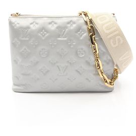 Bolsa de ombro 2-Way Louis Vuitton Coussin PM Monogram Prata