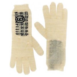 Maison Martin Margiela Maison Margiela White Wool Gloves White