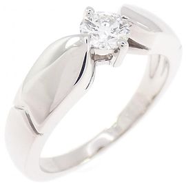 Anel de platina e diamantes Chaumet Prata Metálico