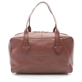 Loewe Heritage Leder-Tote-Bag Braun