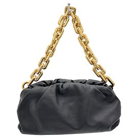 Borsa a tracolla in pelle The Chain Pouch Bottega Veneta Nero