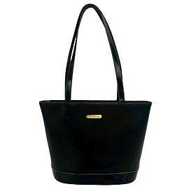 Burberry Leather Tote Bag Black