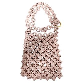 Bolsa transversal de couro Link da Jil Sander Rosa