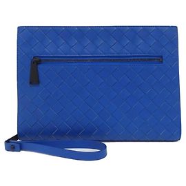 Bottega Veneta Calf Second Bag Blue