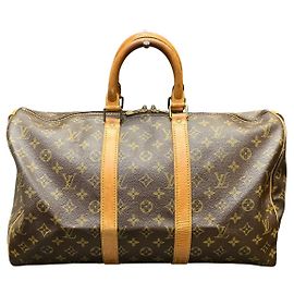 Louis Vuitton Keepall45 Monogram Boston bag Brown