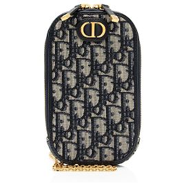 Dior Oblique 30 Montaigne Call'in Handyhülle Blau