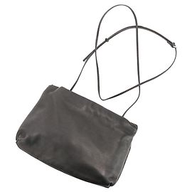 Bolsa 2way de couro BOURSE The Row Preto