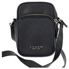 Borsa a tracolla in pelle COACH Nero