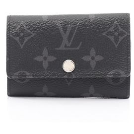 Louis Vuitton Multicles 6 Monogram Eclipse Porta llaves Negro