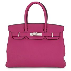 Hermès Bolsa Hermes Birkin 30 em Rose Purple Roxo