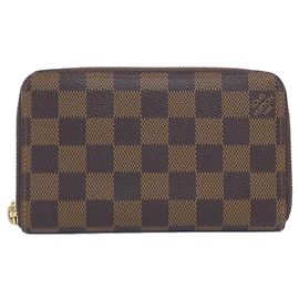 Cartera compacta Louis Vuitton Damier Zippy Damier ebene