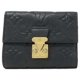 Louis Vuitton Monogram Empreinte Portefeuille Métis Compact Noir