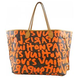 Bolso Louis Vuitton Monogram Graffiti Castaño Naranja