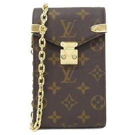 Pochette sac à main pour téléphone Louis Vuitton Monogram Marron