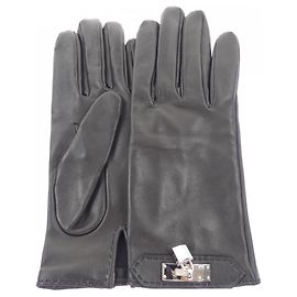Hermès Luvas HOMMAGE Hermes Preto