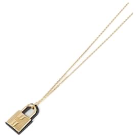 Hermès Collier Hermes O'Kelly PM Noir Doré