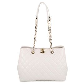 Sac cabas Chanel Matelassé Chain Blanc