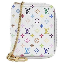 Louis Vuitton Multicolor Agenda Mini Zipped Organizer White
